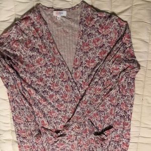 Lularoe Sarah ribbed duster cardigan w/ pockets